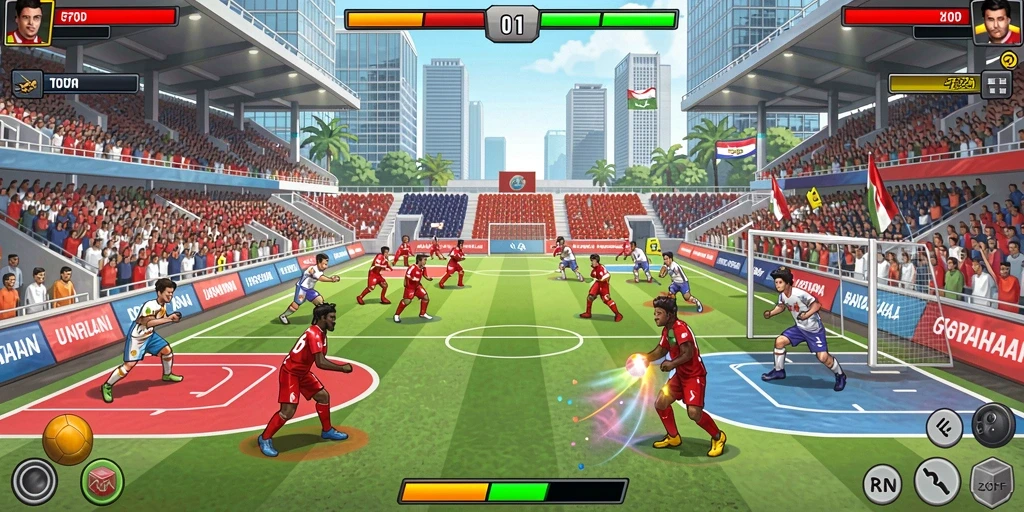 Tampilan antarmuka utama yang menarik perhatian.