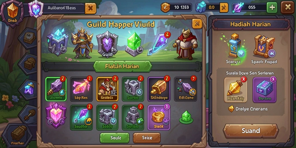 Tampilan antarmuka pengguna A777GAME yang menarik.