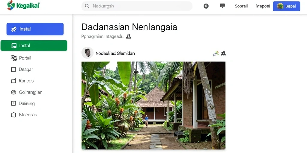 Antarmuka aplikasi yang sederhana dan intuitif.