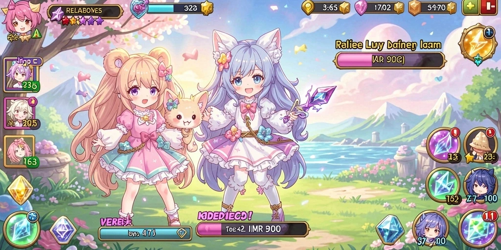 Tampilan gameplay yang menarik dan interaktif.