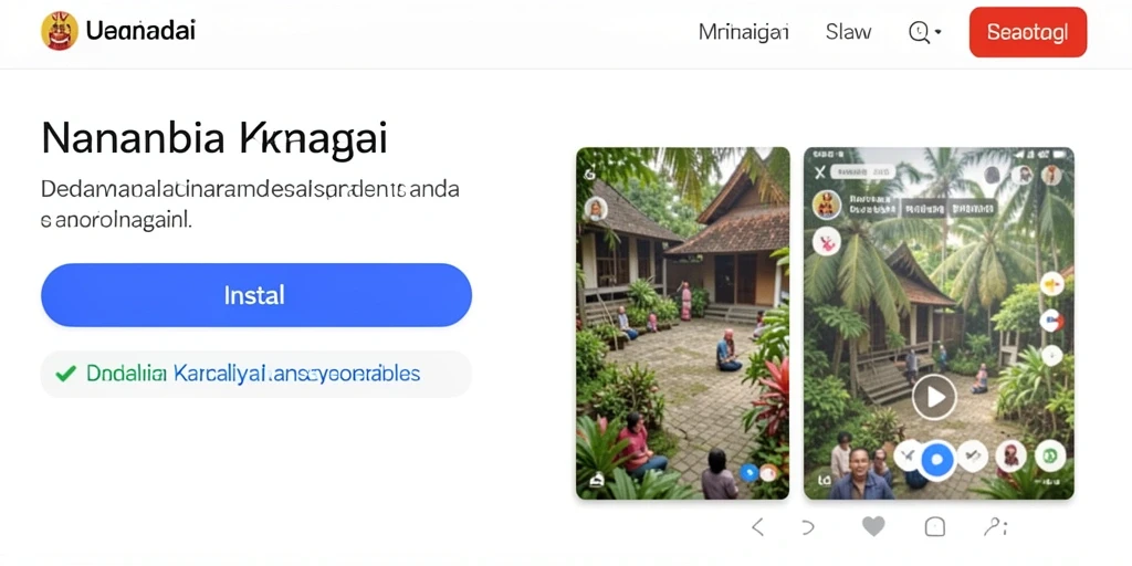 Tampilan antarmuka utama dengan navigasi mudah.