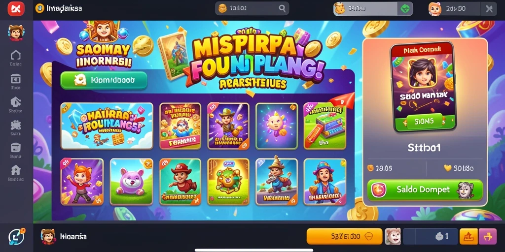 Screenshot menunjukkan tampilan grafis yang memukau.