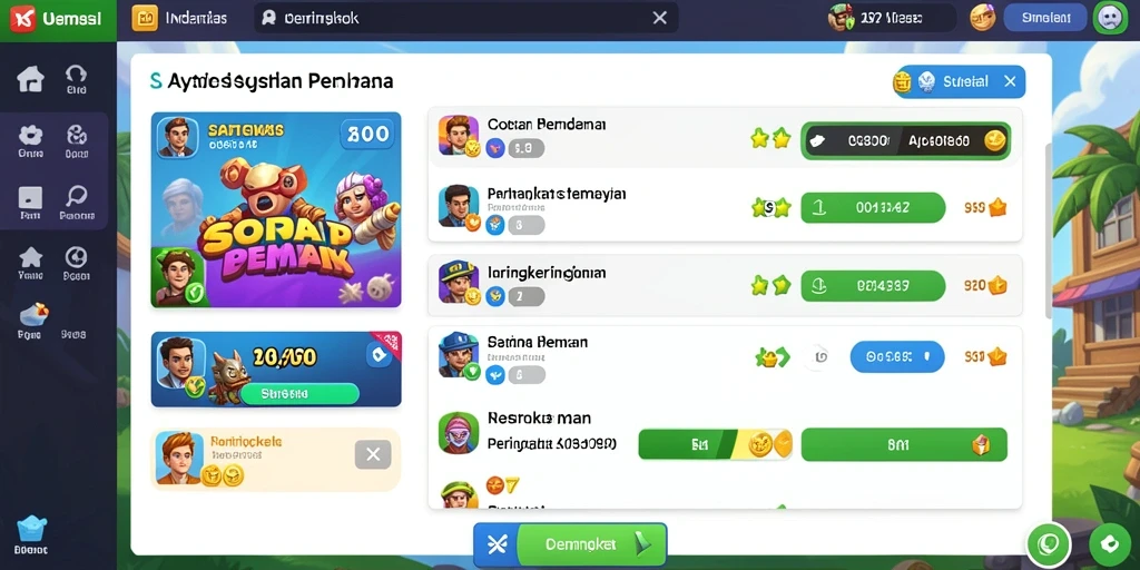 Tampilan level baru yang menantang dan menarik.