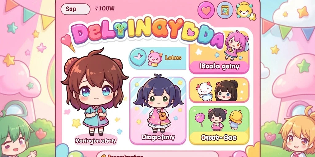 Menampilkan layar utama game dengan grafik menawan.
