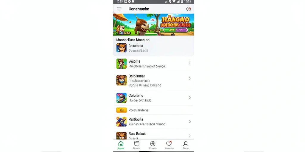 Screenshot aplikasi PASAR123 menampilkan antarmuka belanja yang menarik.