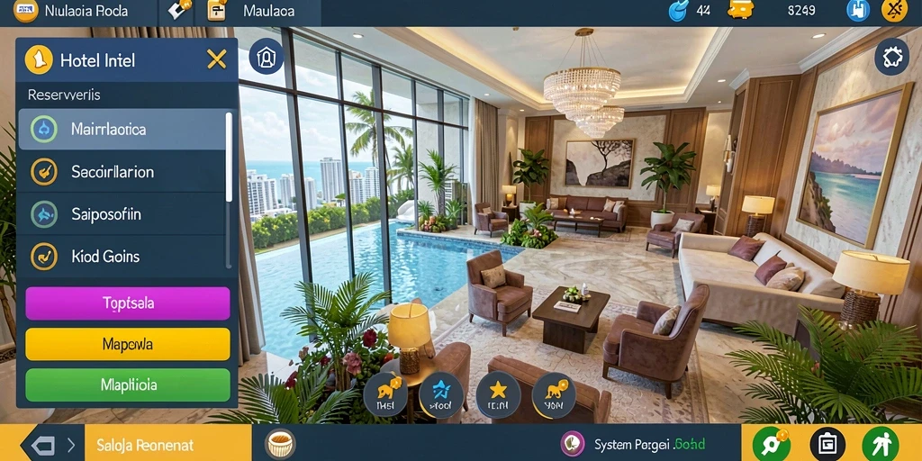 Screenshot menampilkan karakter utama dalam pertempuran epik.