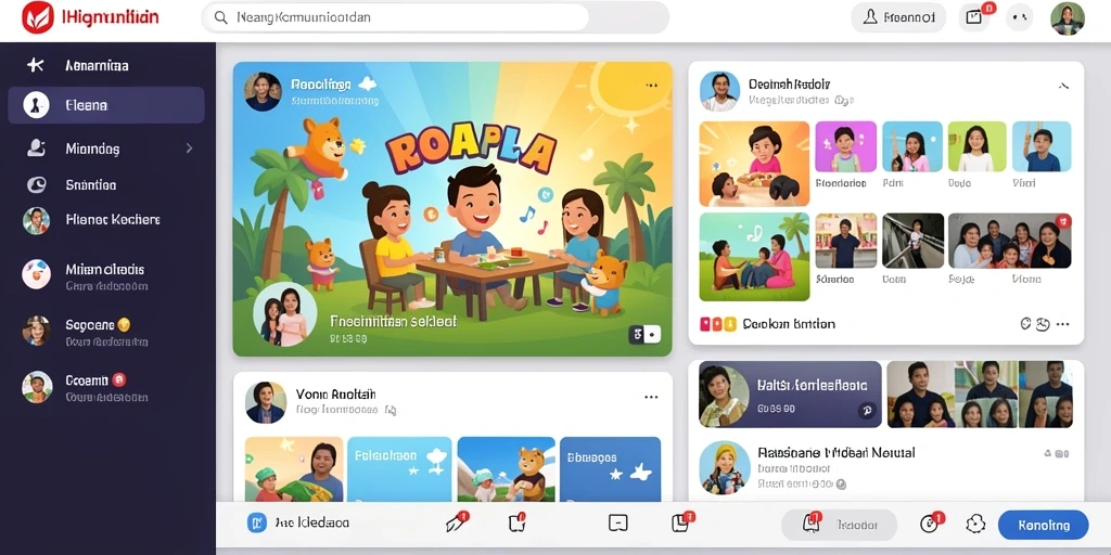 Tampilan awal yang menarik dan user-friendly.